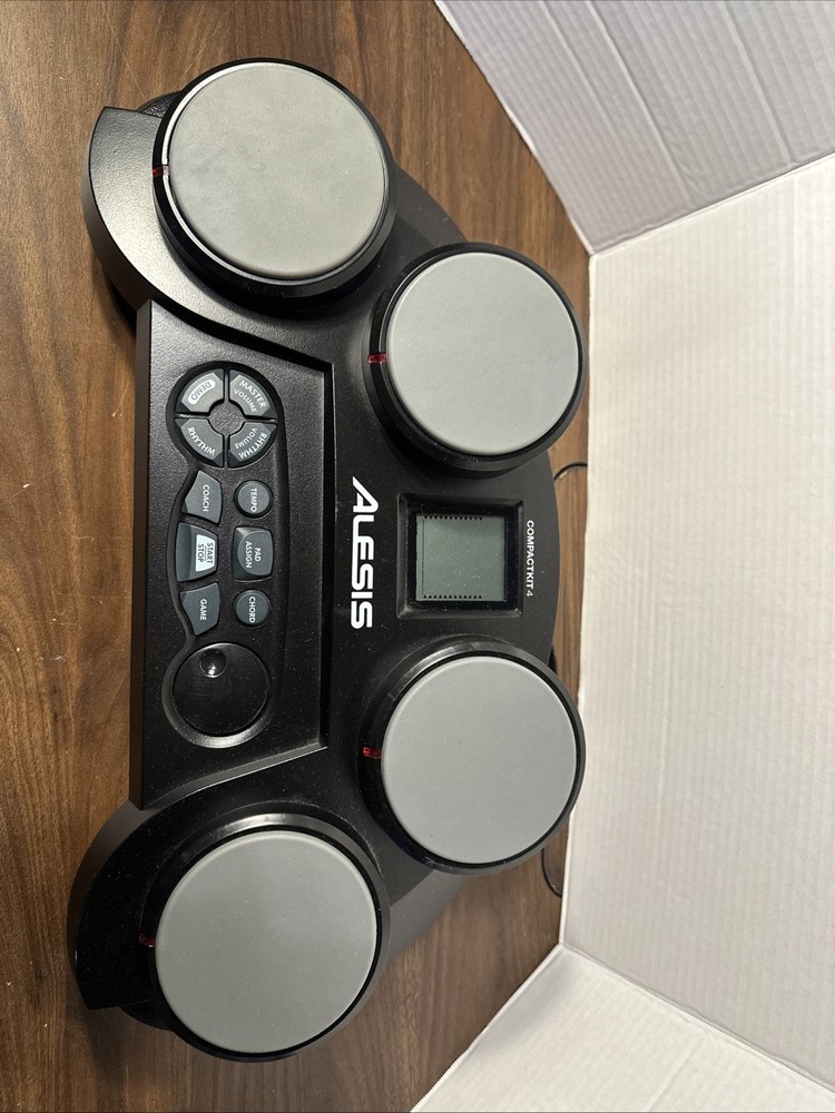 Alesis CompactKit 4 Electronic Drum Kit – Portable Tabletop Digital Drum Set