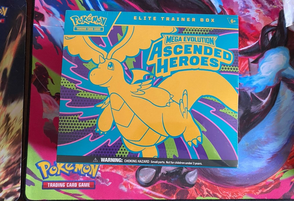 Pokemon Mega Evolution Ascended Heroes Elite Trainer Box Sealed (Regular ETB)