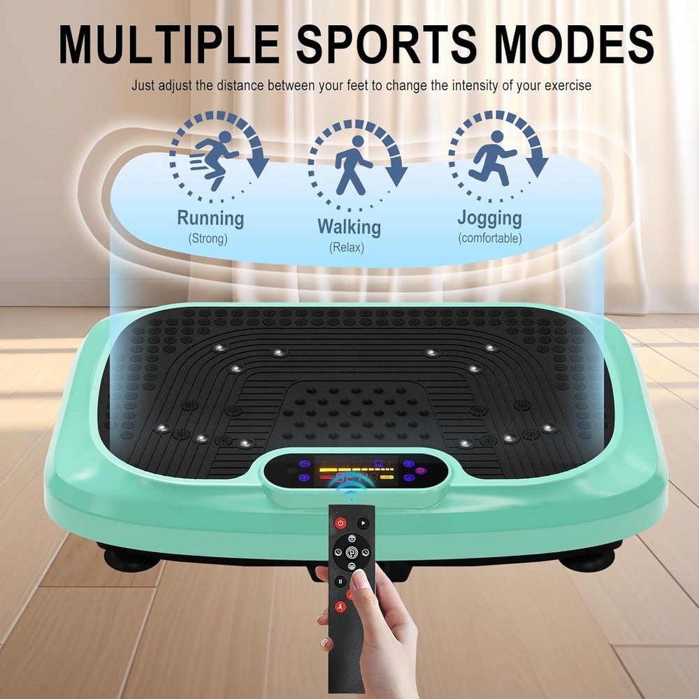 Vibration Plate Exercise Machine for Lymphatic Drainage, Power Vibrating Plat...