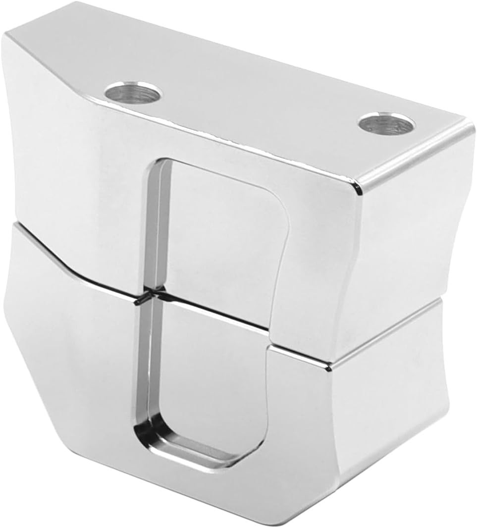 Chrome 1" 2" Adjustable Kickstand Lift Block For Road King FLHR,Road Glide