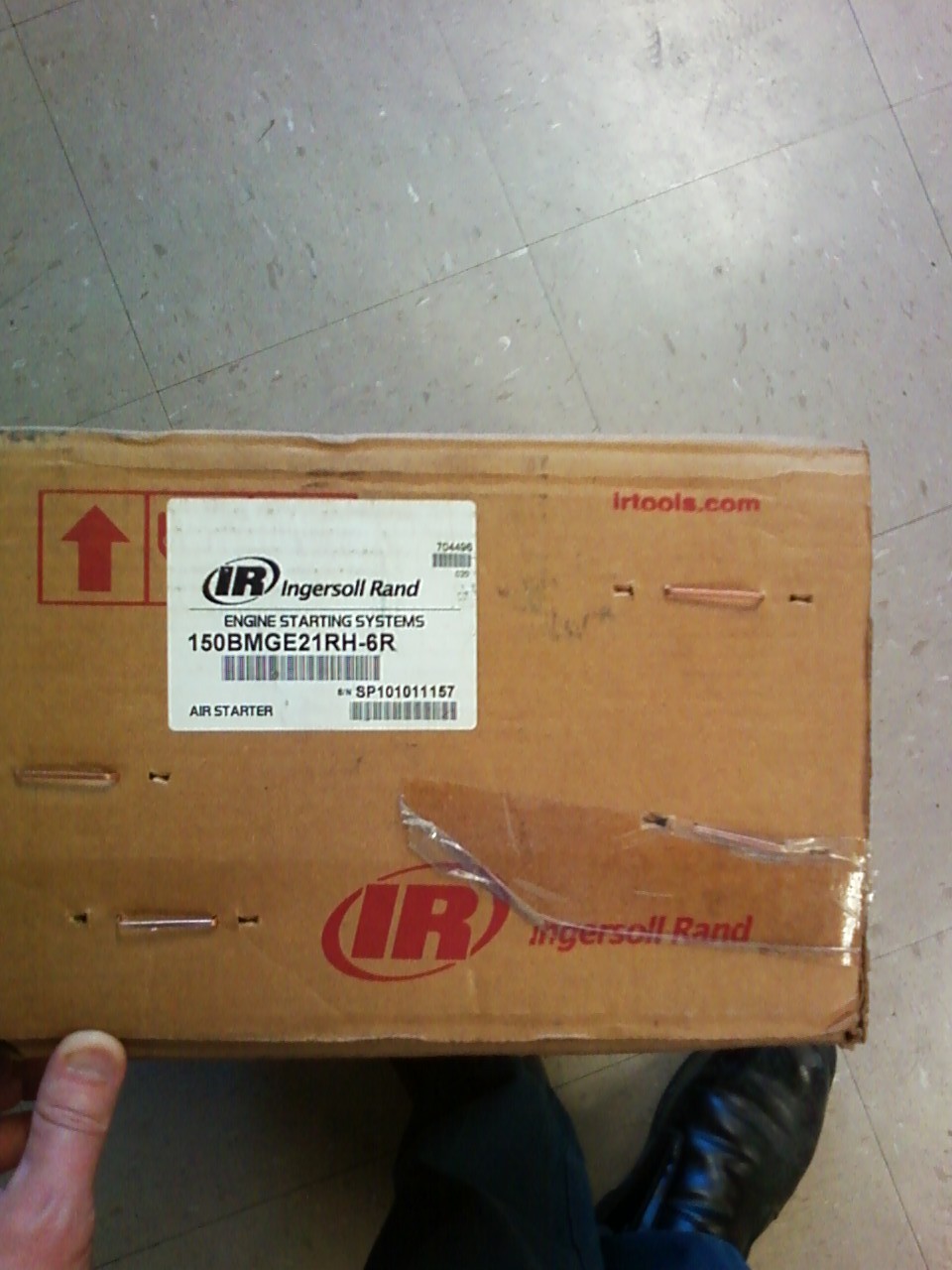 150BM AIR STARTER 150BMGE21RH6R INGERSOLL RAND AIR STARTER RIGHT HAND