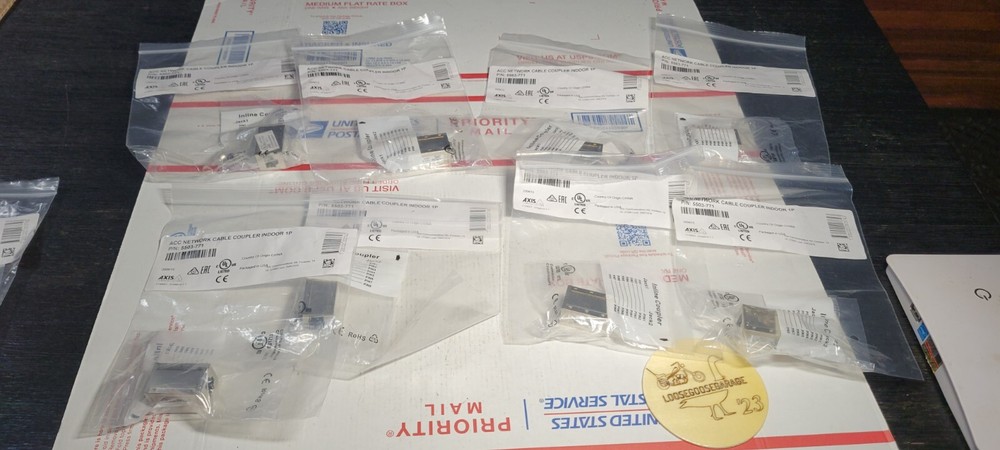 x8 AXIS 5503-771 Network Cable Coupler Camera Security Building Plug Female New!