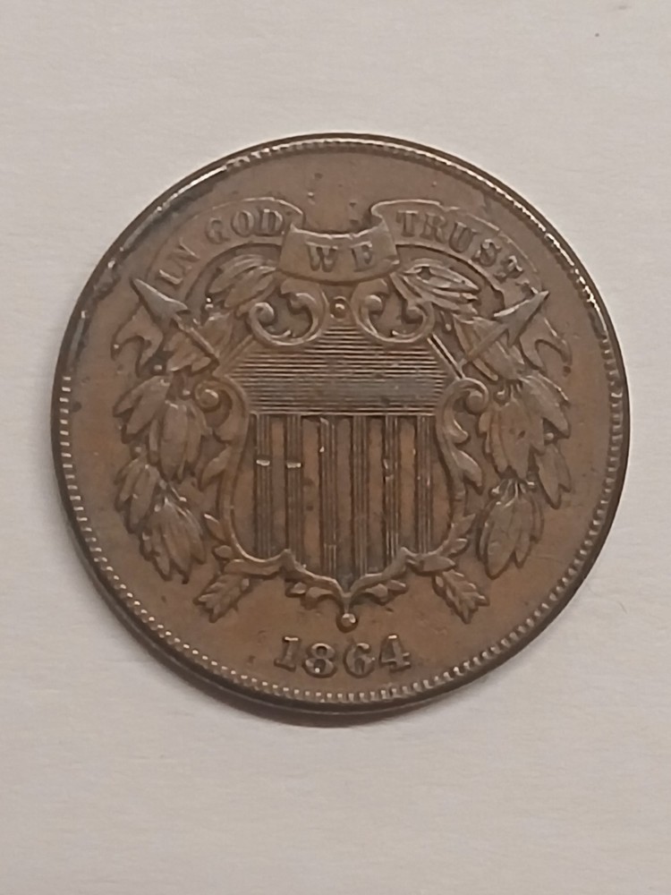 1864 2 cent piece