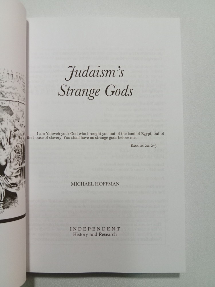 Judaism's Strange Gods by Michael Hoffman PB
