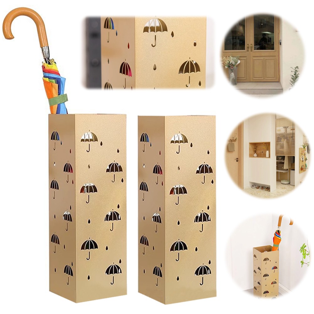 Metal Chic Umbrella Holders Multipurpose Entryway Home Hotel Office Decors