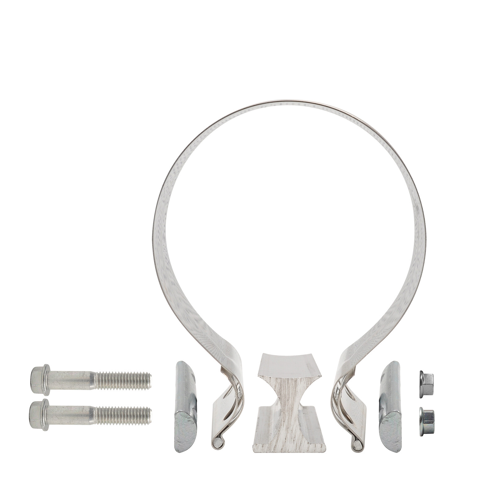 2Pack 5" inch Stainless Steel 304 Lap Joint Clamp Heavy Duty Exhaust Band Clamp