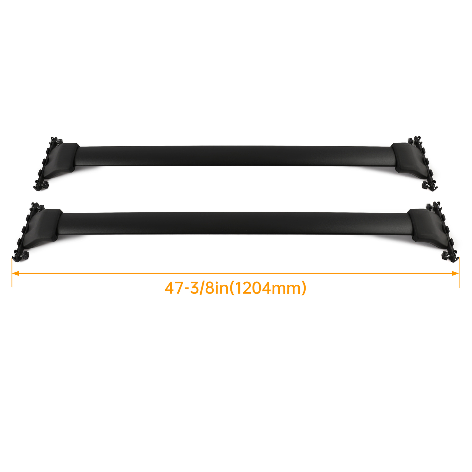 Roof Rack Cross Bars Luggage Cargo Carrier Black For Honda Pilot 2009-2015