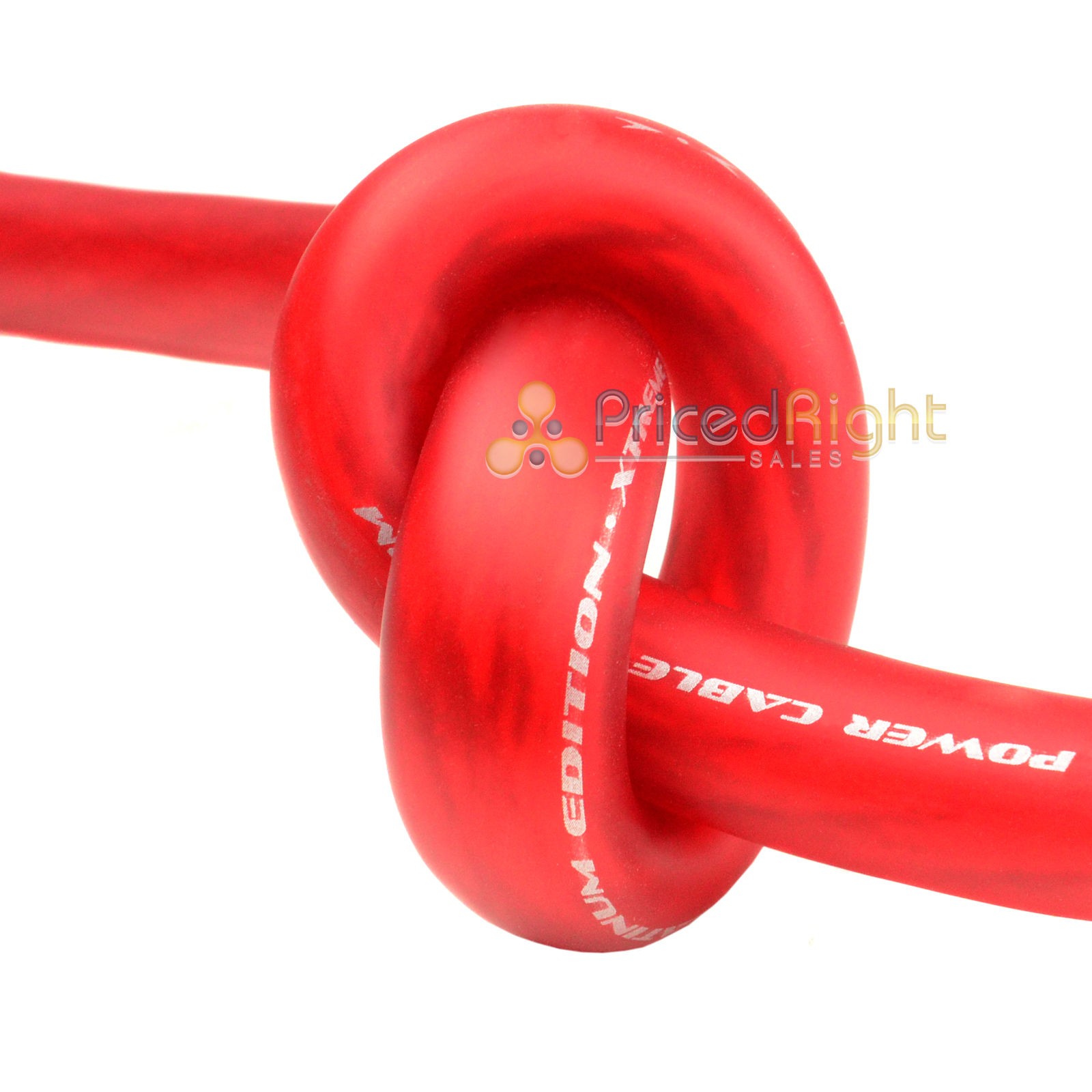 0 Gauge 25’ Wire UltraFlex Amplifier Red Ga 1/0 Amp Power Ground Cable 25 Ft