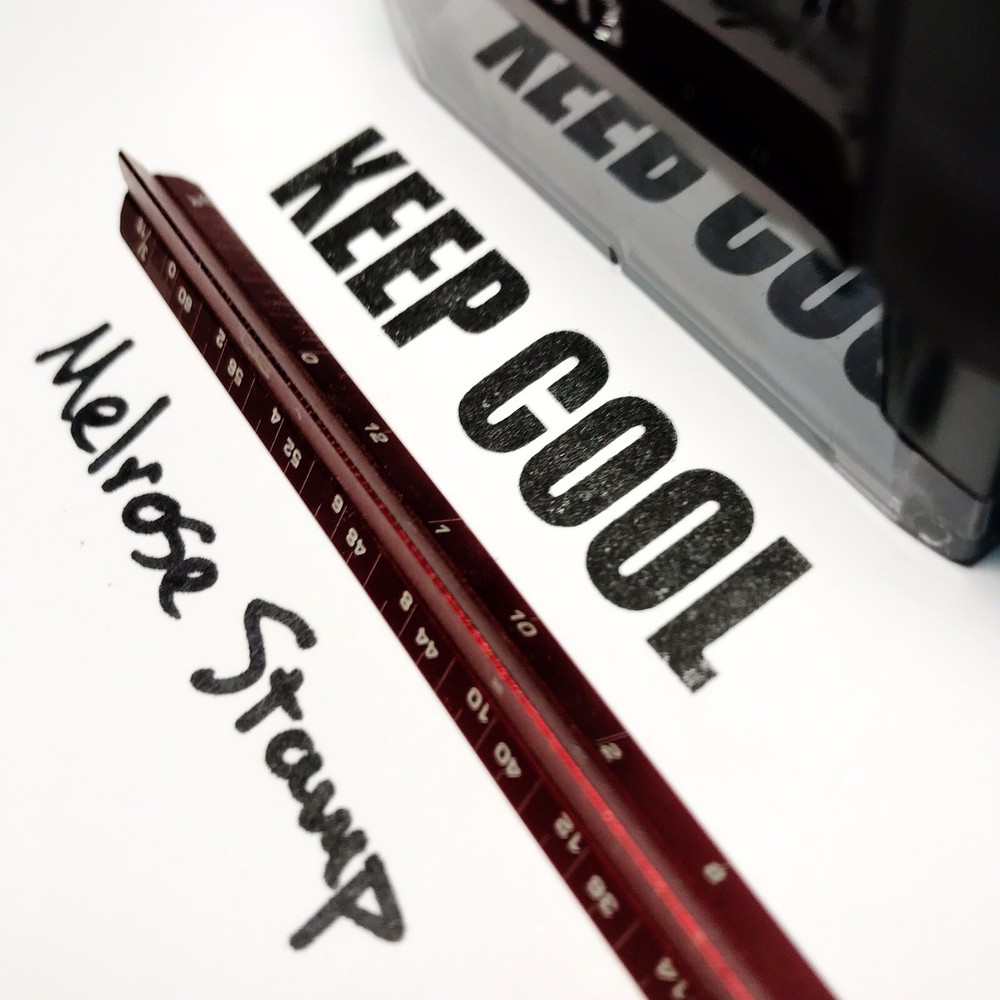 Keep Cool Rubber Stamp Black Ink Self Inking Ideal 4913