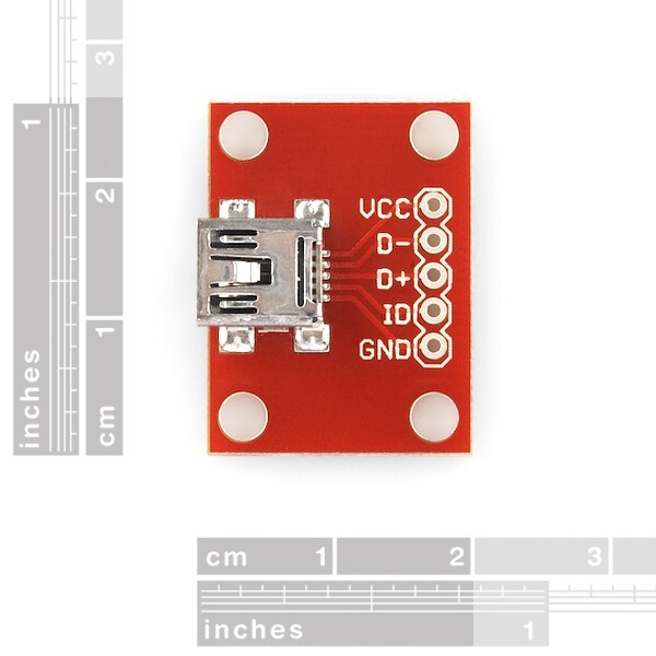 ※ New ※ ~ Sparkfun BOB-09966 ~ USB Mini-B Breakout