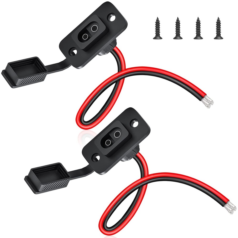 SAE Connector ELECTOP Rectangular SAE Power Socket Sidewall Port Weatherproof