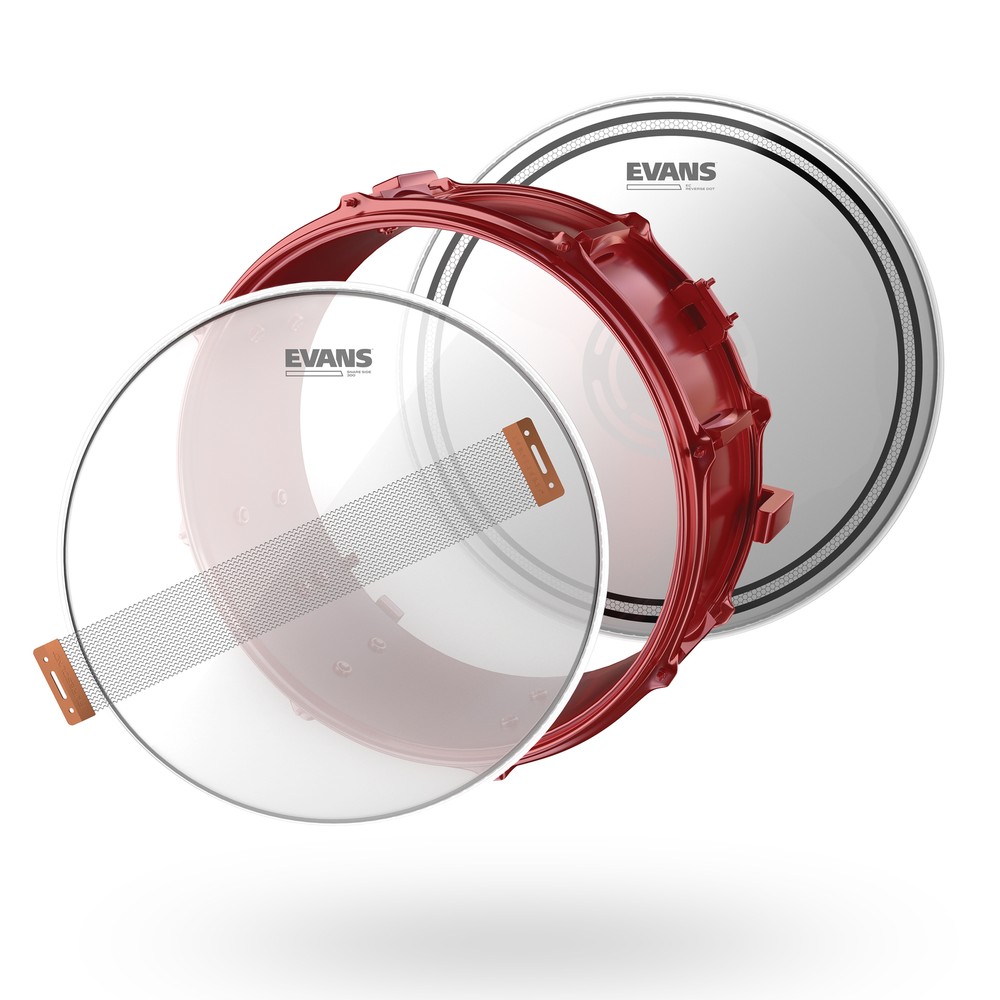 Evans EC Reverse Dot Snare Drumhead Tune Up Kit, 14 inch