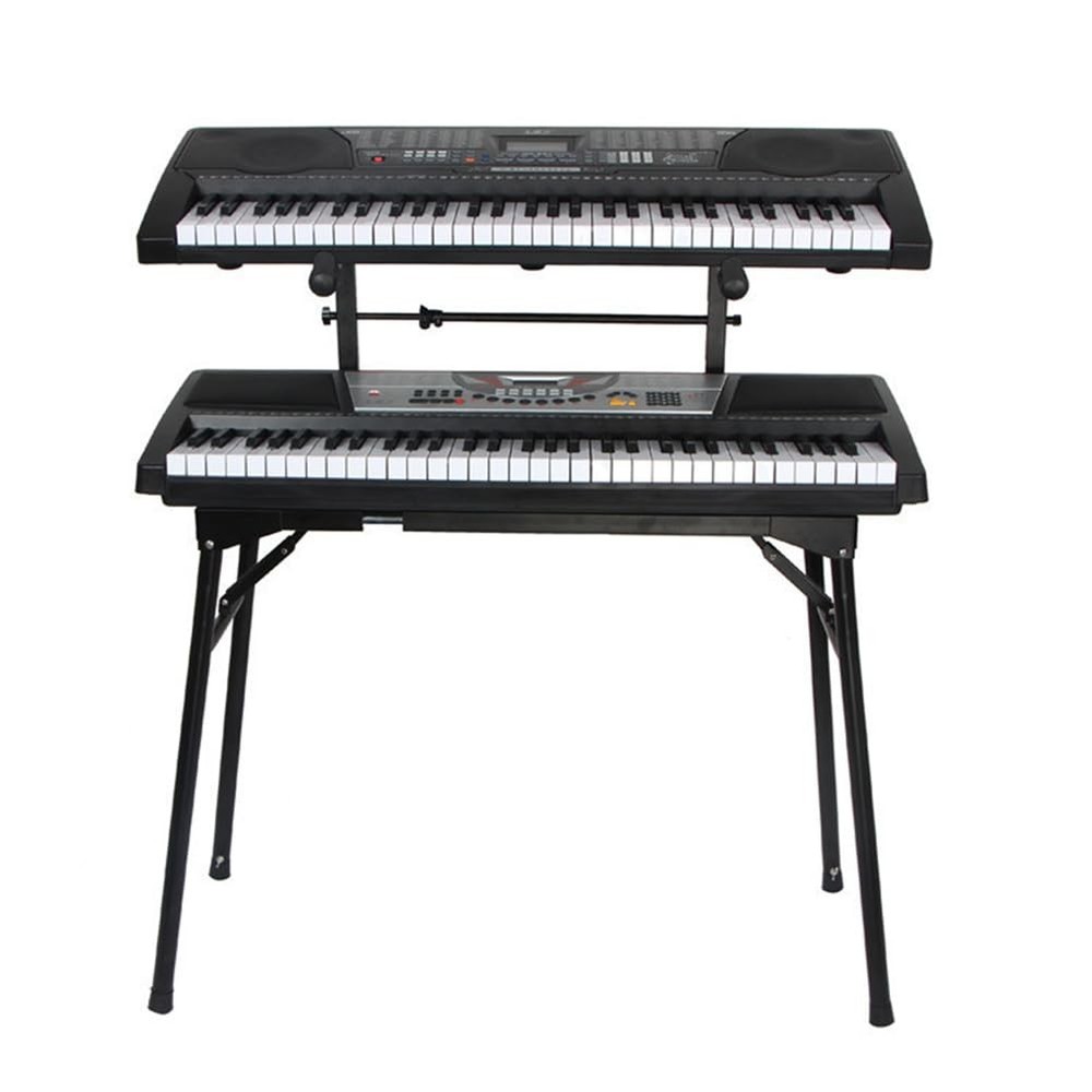 Gaderth Universal Second Tier for Keyboard Stand, Adjustable Width Keyboard S...