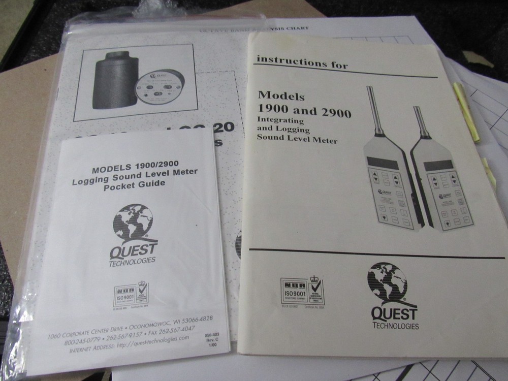 Quest Noise Dosimeter Model 2900