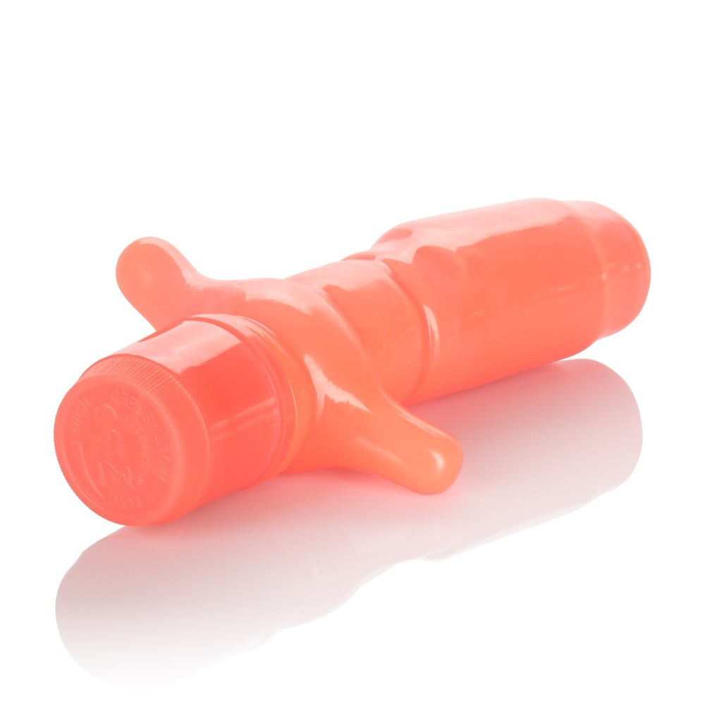 CalExotics Vibrating Anal T Butt Plug Jelly Vibrator