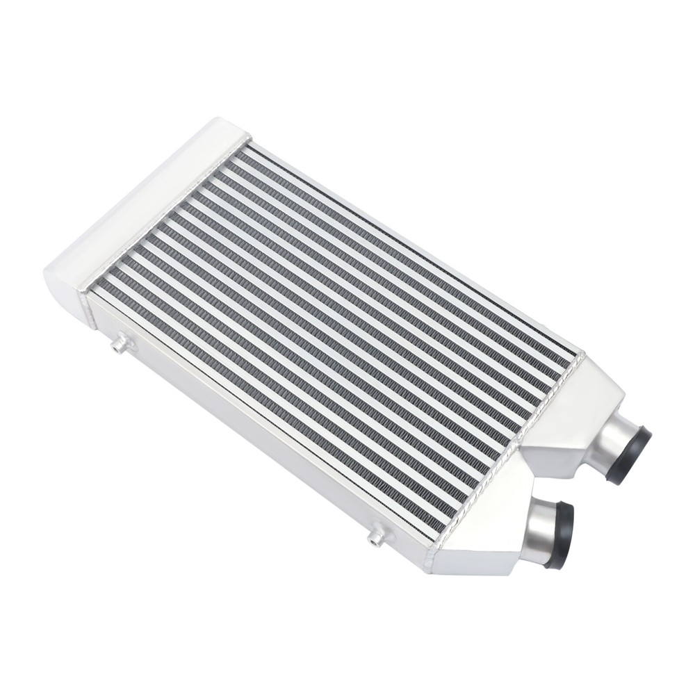 Universal Aluminum Intercooler Front Mount 2.5" Inlet&Outlet Same One Side