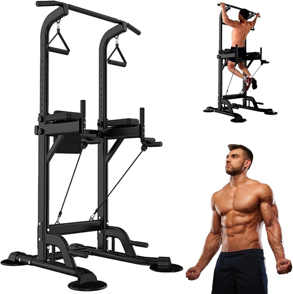 Tappio Power Tower Pull Up Bar for Home Gym, Multi Functional Pull Up Bar Stand