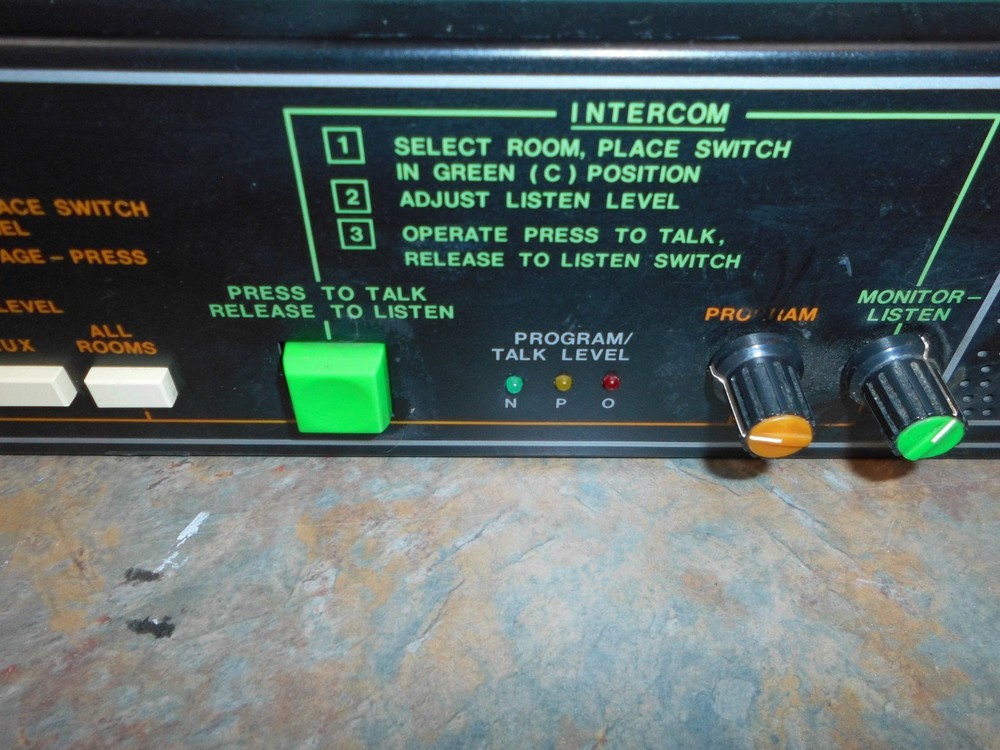 Bogen MCP35A Intercom Console Master Controller/Control Panel #413