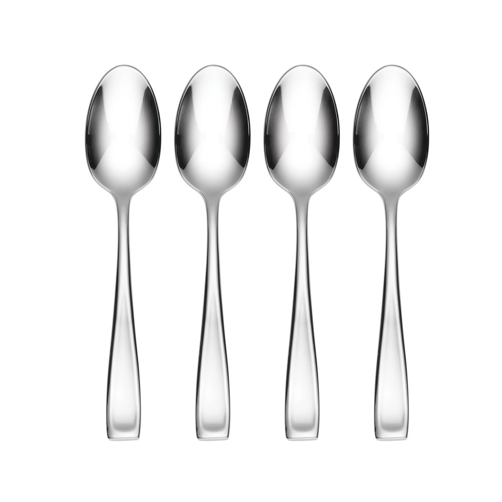 Silverware Set, Moda Fine Flatware 4-Piece Dinner Spoons Set, Service For 4, ...