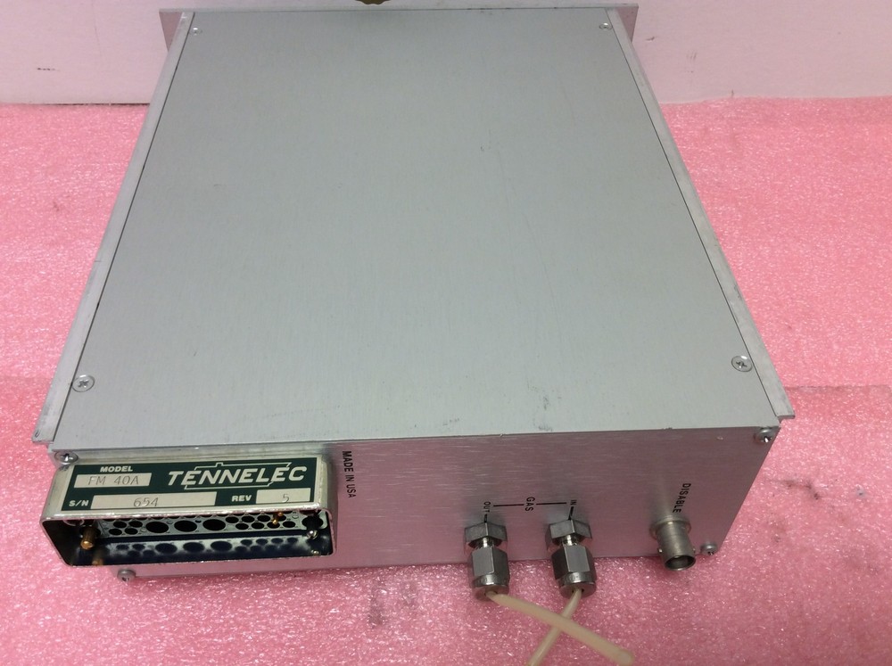 TENNELEC NIM computer module model # FM 40A Flowmeter BIN MODULE