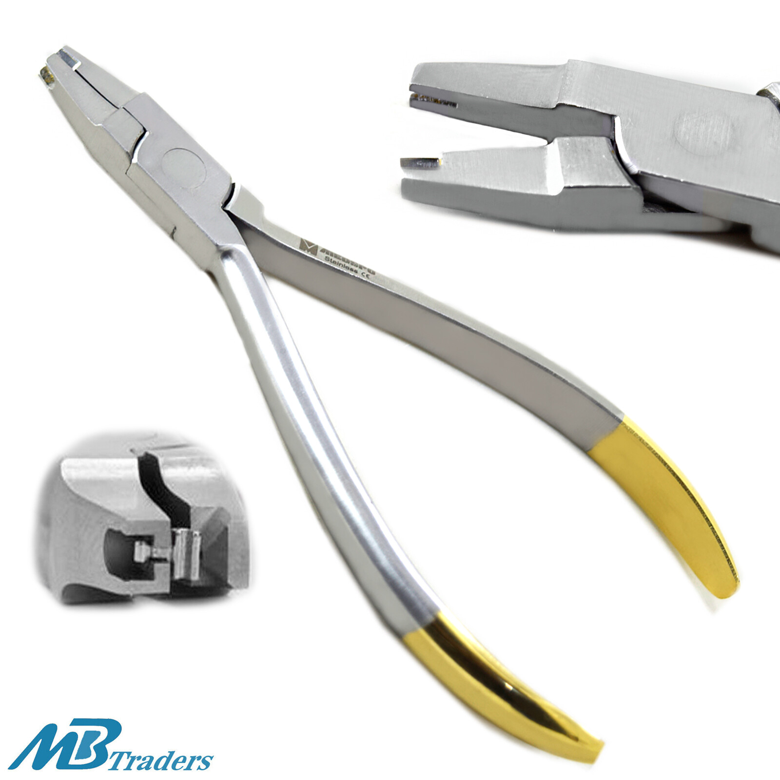 Crimping Plier Ball Hook Crimpable Orthodontic TC Hook Archwire Placing Forceps