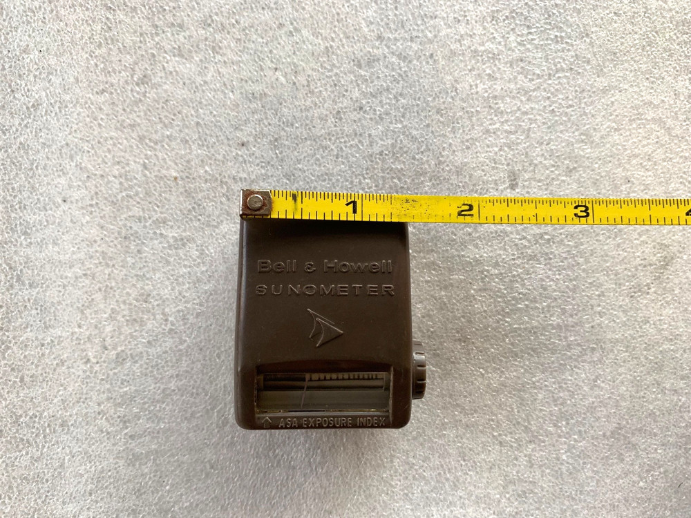 Vintage Bell & Howell SunoMeter Camera Flash Light Exposure Meter-Tested
