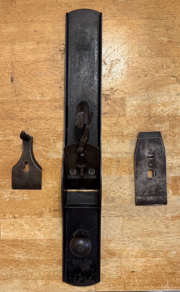 Stanley No 8 Bailey Jointer Plane Type 9 (1902-07) Smooth Bottom Serviced-Sharp