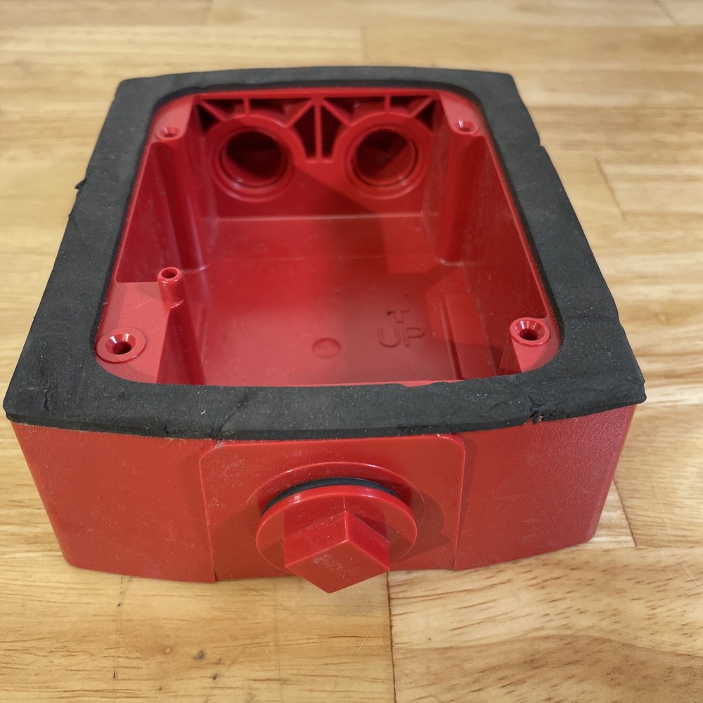 Red Weatherproof  Back Box -- B59-0006