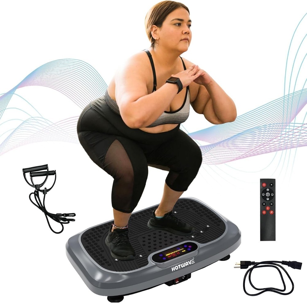 HOTWAVE Vibration Plate Exercise Machine for Lymphatic Drainage Power Vibrating