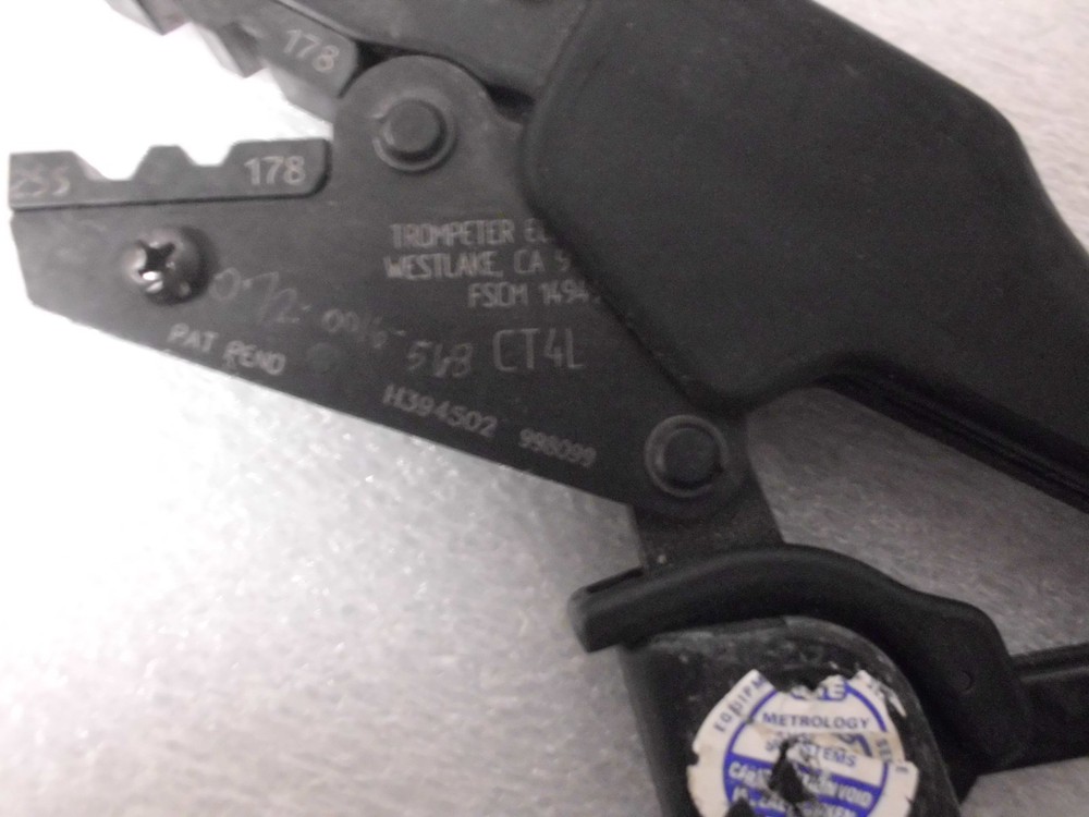 Trompeter Electronics CT4L Crimping Tool with Attached Teeth