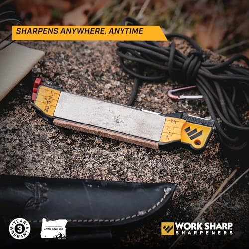 Guided Field Sharpener, Compact Travel Knife Sharpener Tool Single