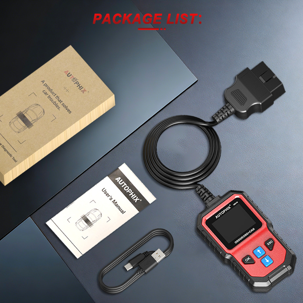 AUTOPHIX OM119 Check Engine Light OBD2 Scanner Diagnostic Tool Code Reader Car