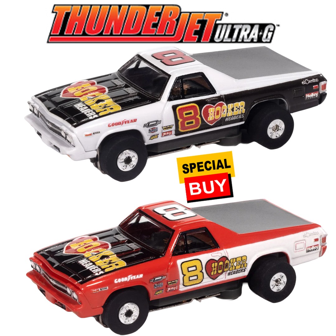 Auto World Thunderjet 1969 Chevy El Camino Combo HO Scale Slot Car