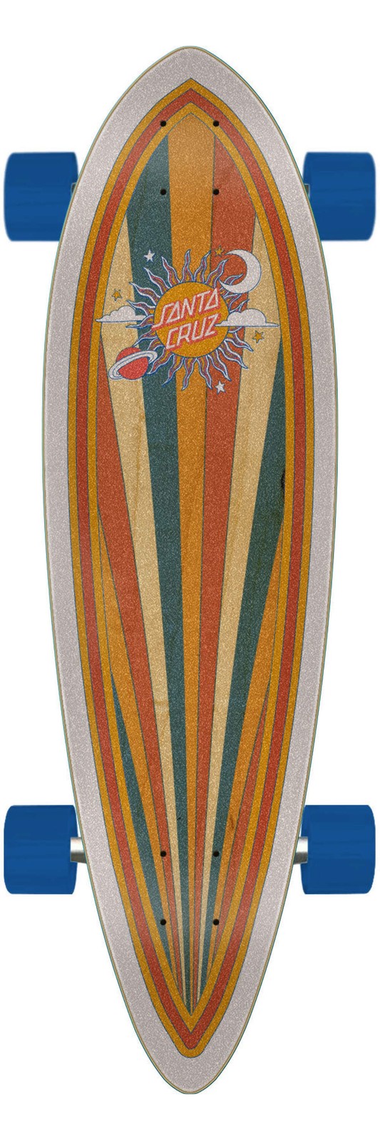 Santa Cruz Foxy Sun 9.20in x 33in Pintail Longboard Complete