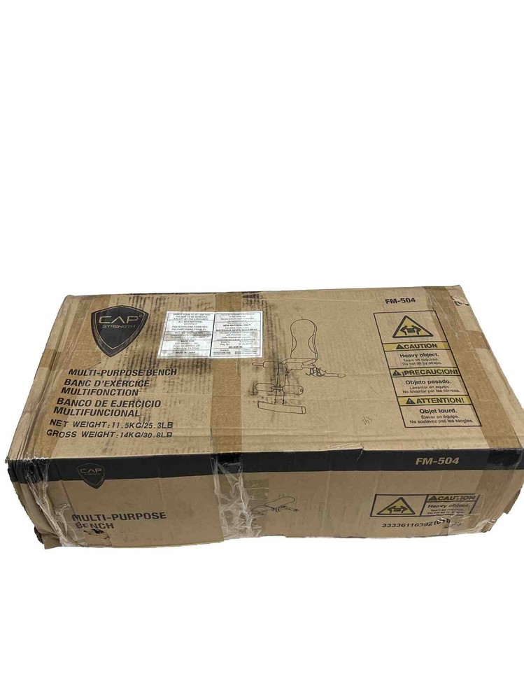 CAP FM-504 Multi-Purpose Bench, Brown/Black