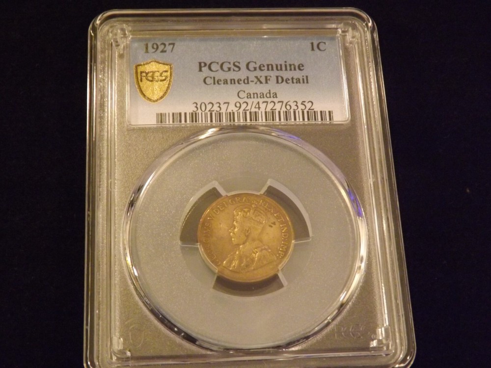 1927     1C                 Canada        PCGS  XF