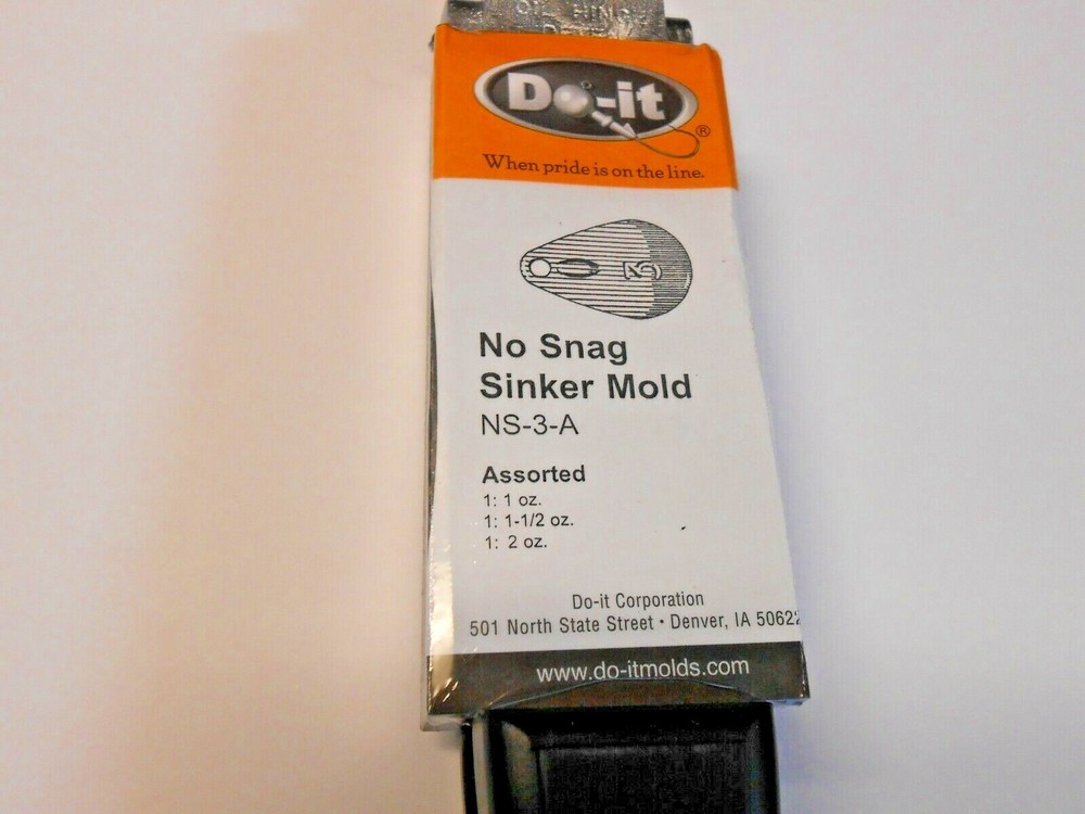 1124 DO-IT No Snag Sinker Mold 1 - 2 oz