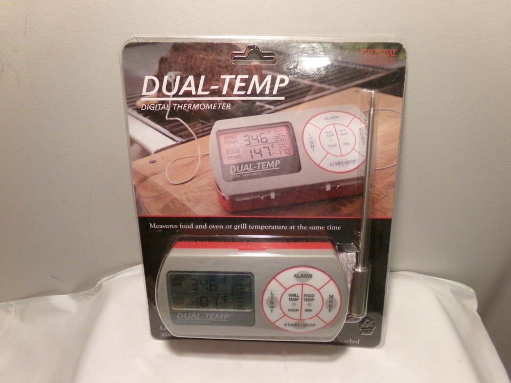 Charcoal Champion Dual-Temp Digital Thermometer