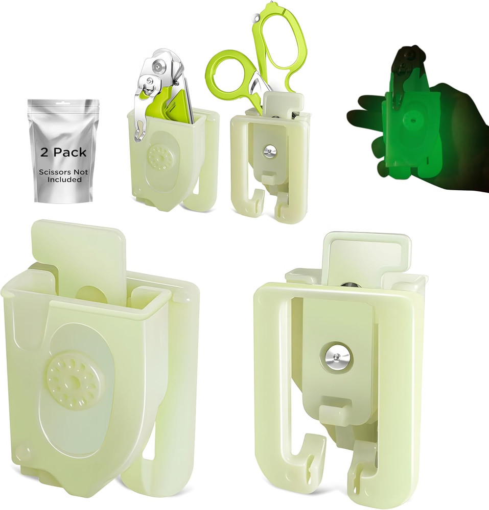 Tactical Foldable Trauma Shears Holsters 2Pack,Emergency Response Shears sheaths