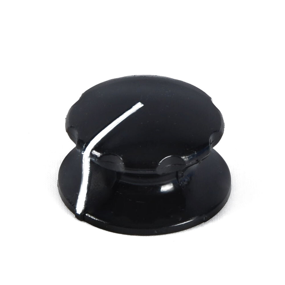 10pcs 1/4" Control Volume Knobs Black for Electric Guitar Parts Amp Effect