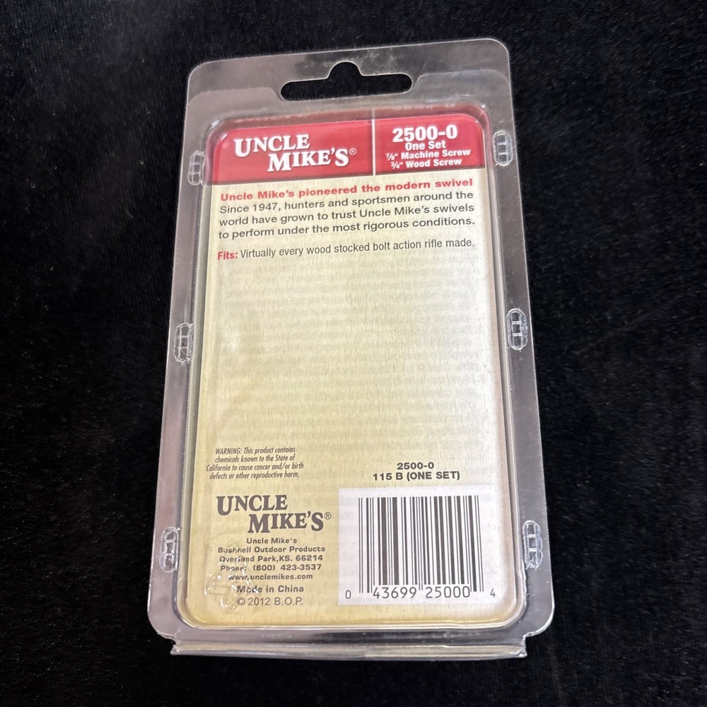 Uncle Mike's 115B Base Kit QD - 2500-0