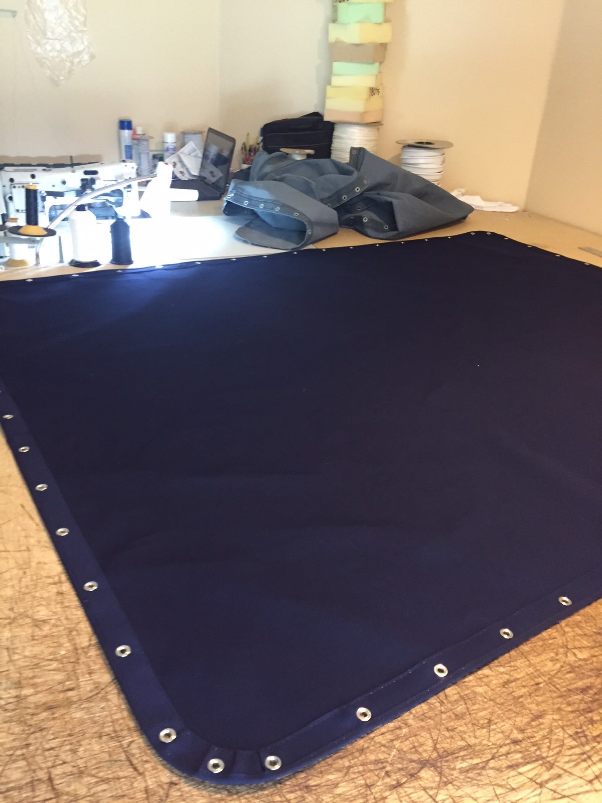 custom made Boat sunbrella replacement T-top canvas