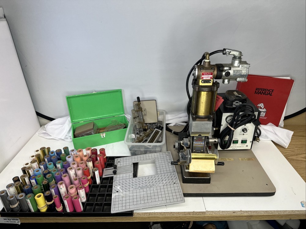 Howard Personalizer Hot Foil Stamping Embossing Machine Compressed Air + Extras