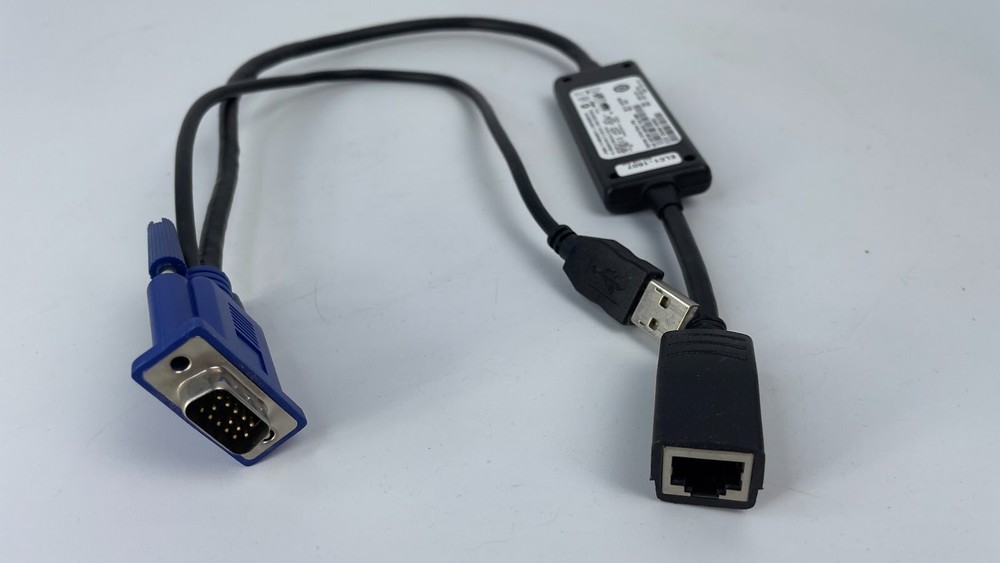 DELL 0UF366 520-294-504 USB KVM Switch System Interface Pod Cable