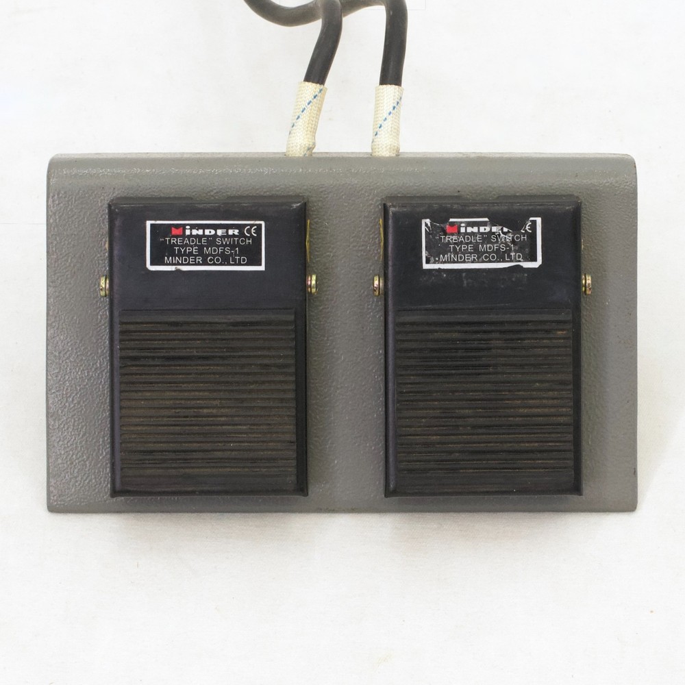 Minder Co. Ltd. Dual Treadle Switches Type MDFS-1