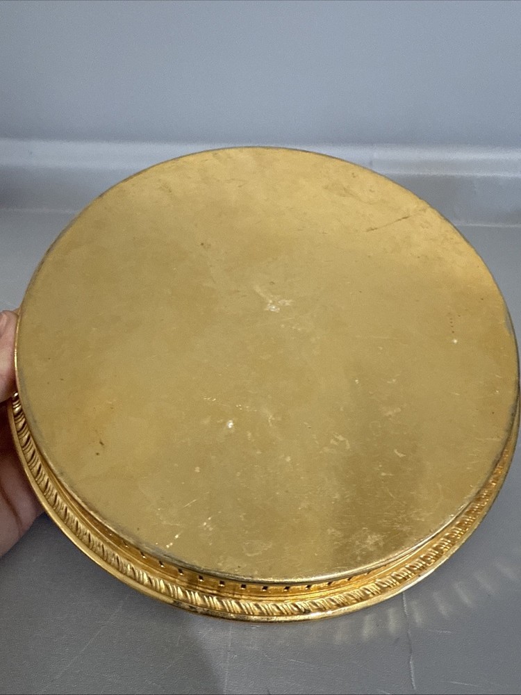 24k Electro Gold Plated Serving Dish