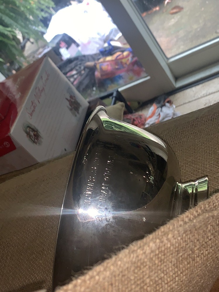 VTG ‘01 Heart O’ Dixie Triathlon Diver Revere Bowl Trophy 8.25”Diam Top 4.5”T