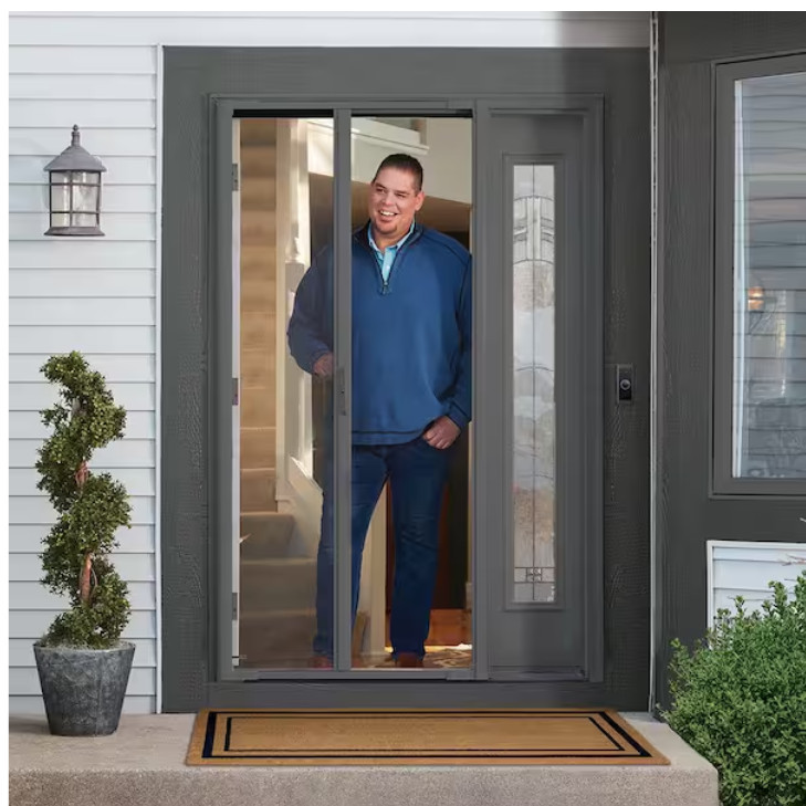 ANDERSON 32-36" x 80" Luminaire Gray Single Universal Retractable Screen *2Aisle