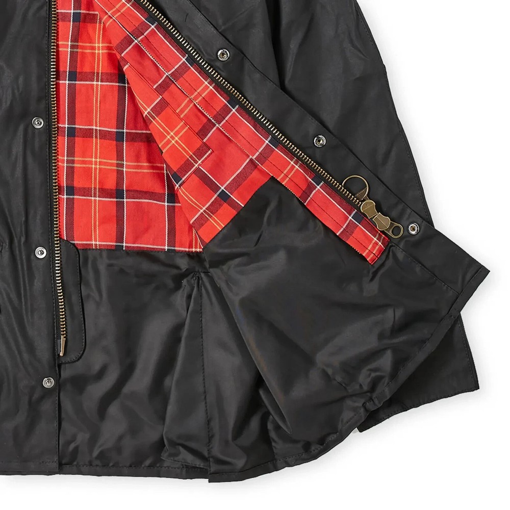 Barbour Ashby Wax Jacket in Black