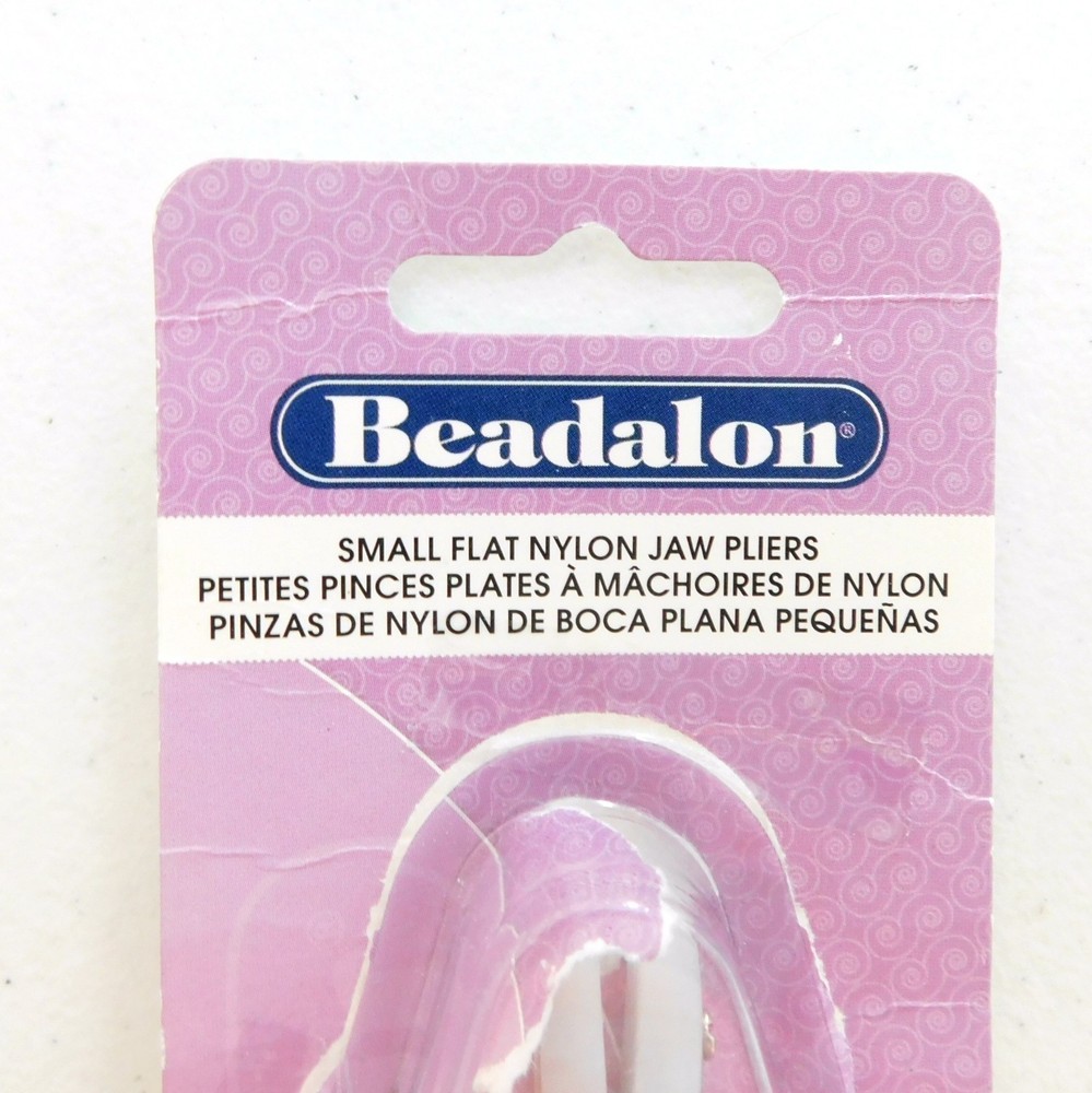 Small Flat Nylon Jaw Pliers, Beadalon Opened Package